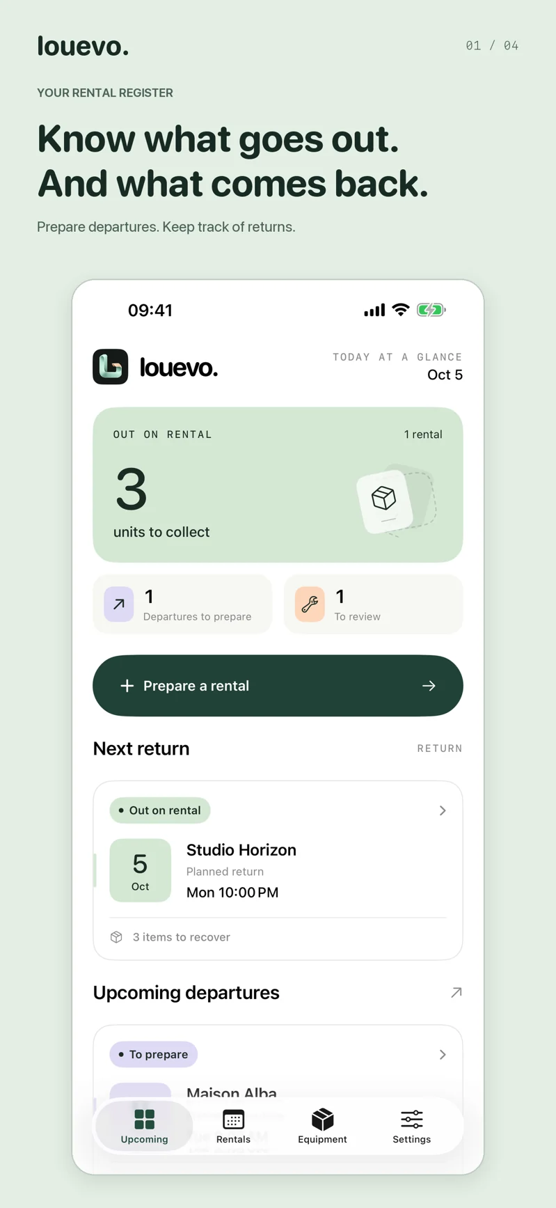Louevo · Preview with demonstration data