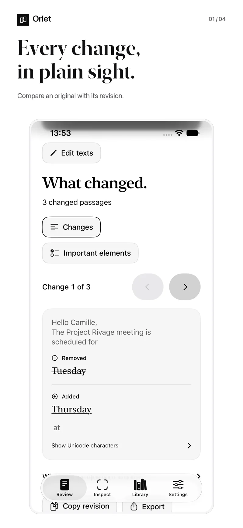Orlet · Preview with demonstration data