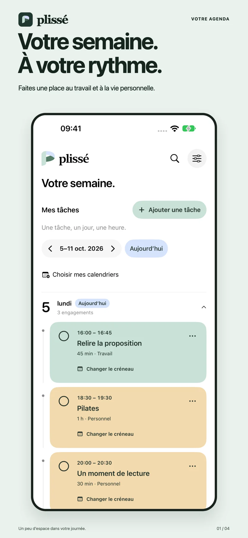 Plissé · Aperçu avec des données de démonstration